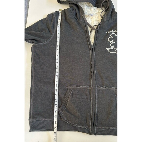 Disney Parks Adult 1X Hoodie Soft Fleece Sherpa Lining Mickey 71 Jacket Coat - Picture 7 of 10